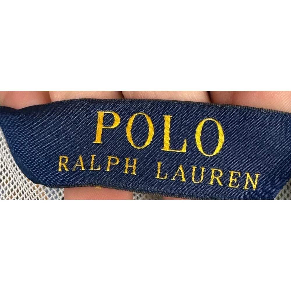 Polo Ralph Lauren Swim Trunks Men 2XL Blue Paisley Print Mesh Lined Board Shorts